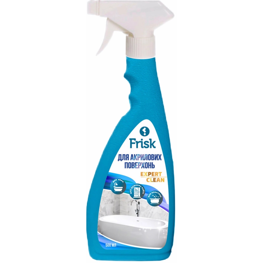Спрей для чищення ванн Frisk Expert Clean Для акрилових поверхонь 500 мл (4820197122639) - зображення 1