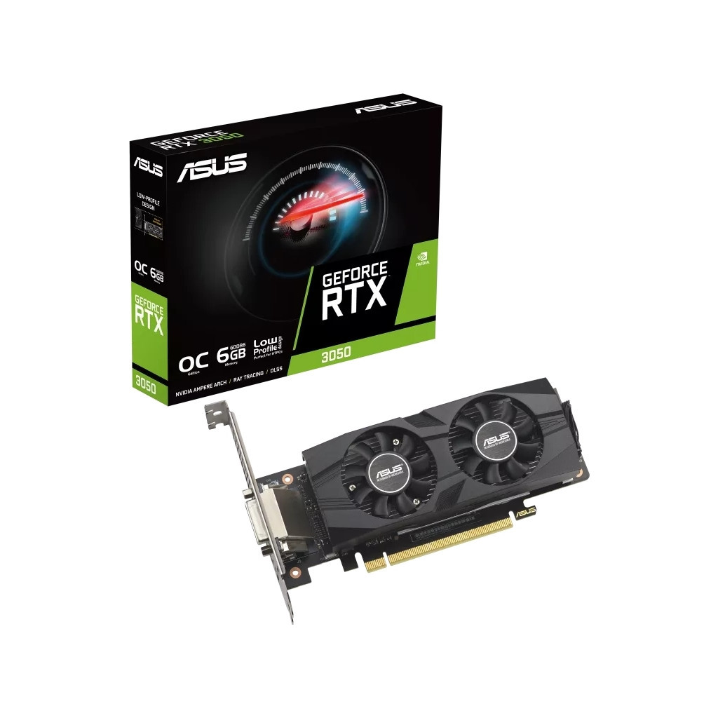 Відеокарта ASUS GeForce RTX3050 6Gb OC LP BRK (RTX3050-O6G-LP-BRK) - зображення 8