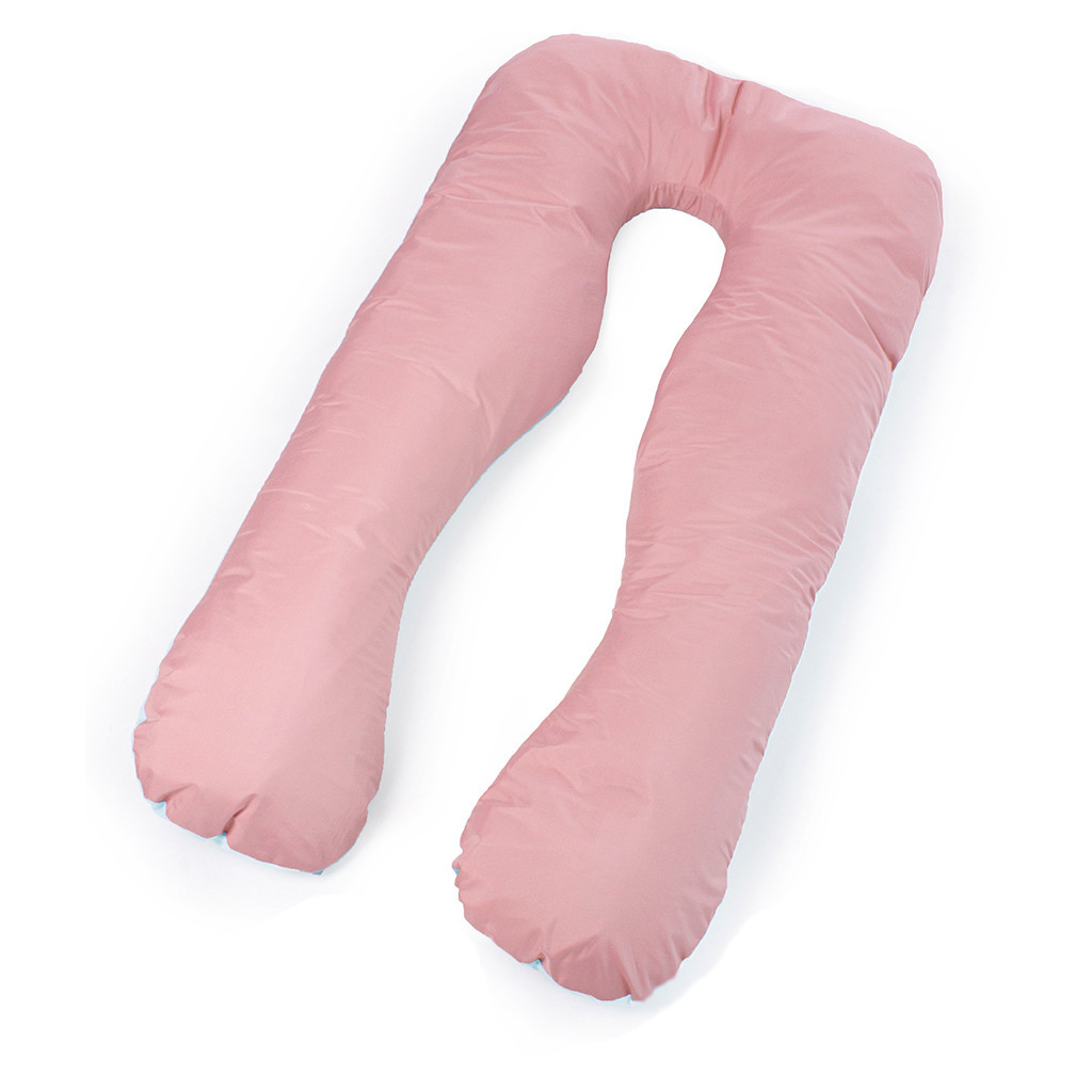 Подушка MirSon для вагітних та відпочинку Eco Line №8016 U-подібна Dusty Rose (2200006178415) - изображение 1