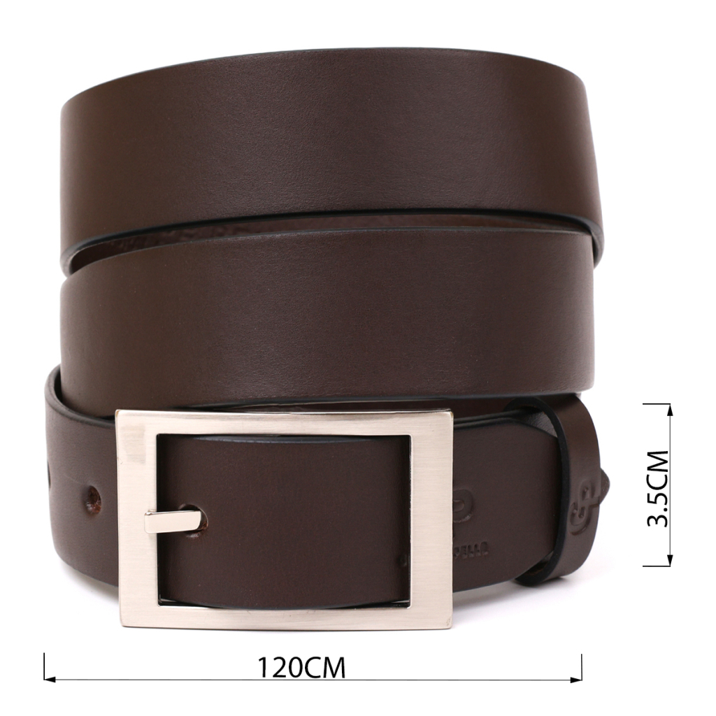 Ремінь Grande Pelle Шкіряний Коричневий (11053) - зображення 4