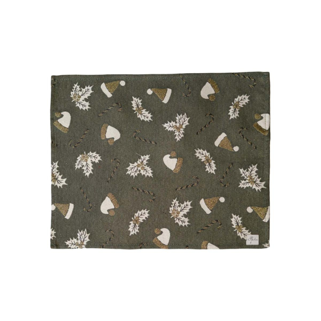 Серветка на стіл Прованс Шапочки на зеленому 35х45 см (036838) - зображення 1