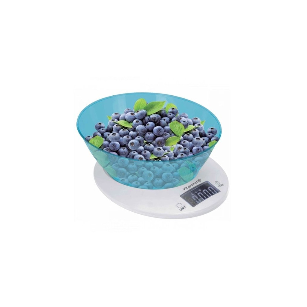 Ваги кухонні Vilgrand VKS-533C blue - зображення 1