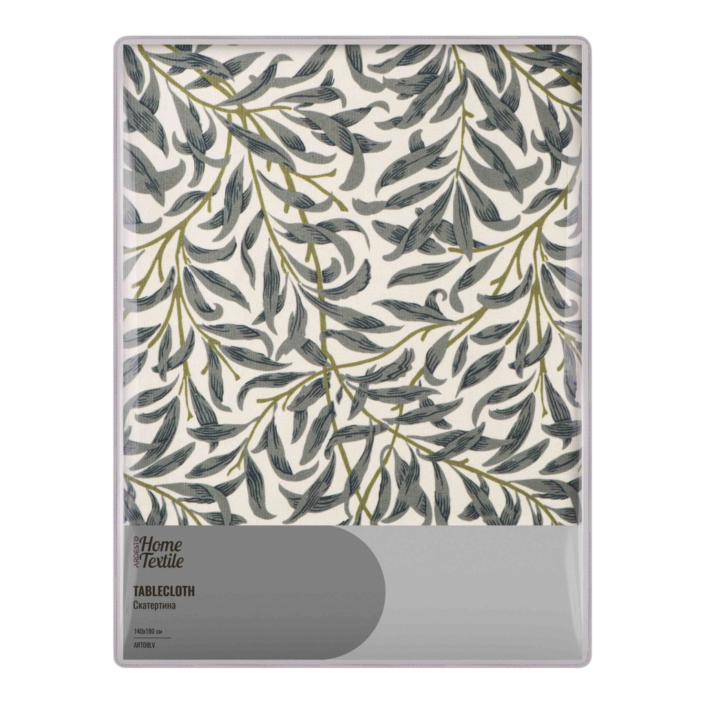 Скатертина Ardesto Leaves 90% поліестер, 10% бавовна 140х180 см (ART08LV) - зображення 1