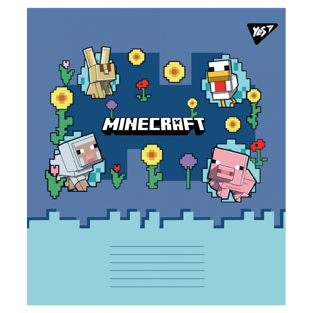 Зошит Yes Minecraft Spring А5 24 аркушів лінія (767596) - зображення 2