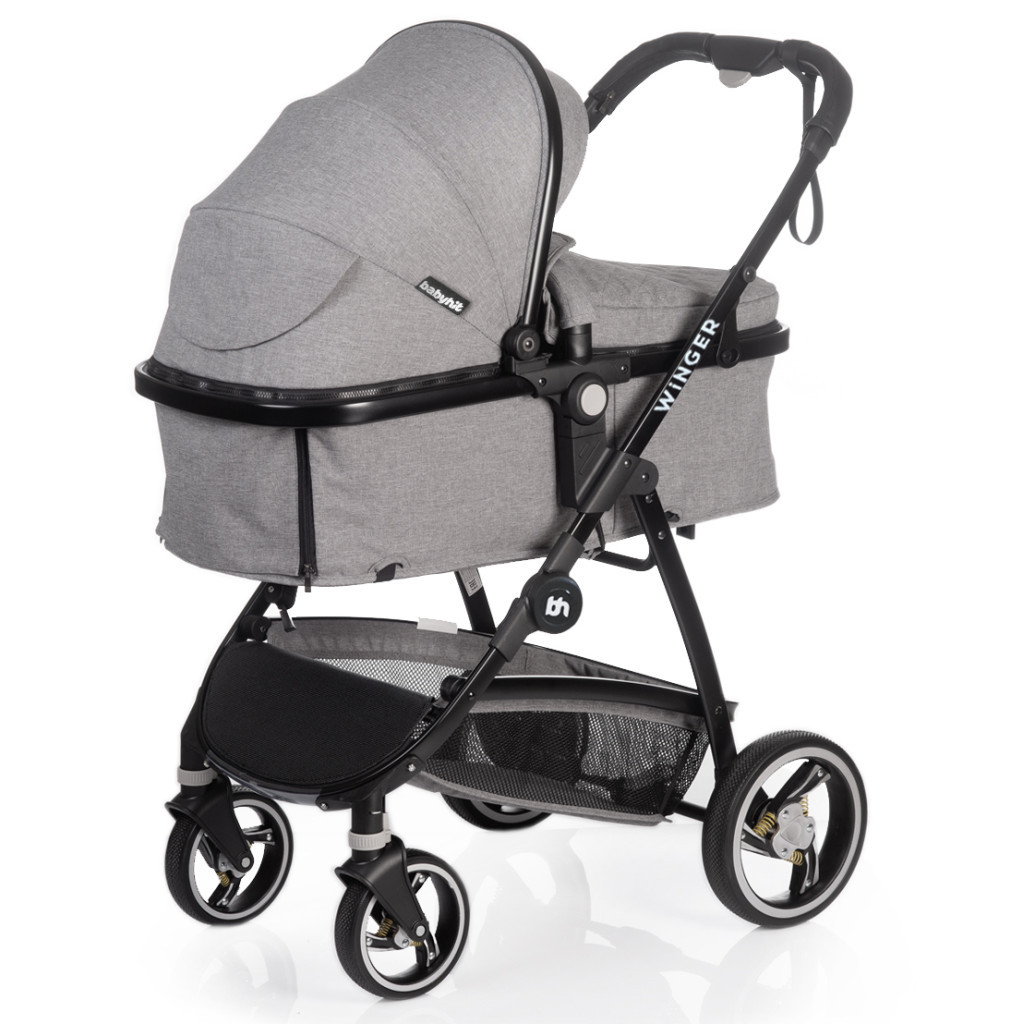 Коляска BabyHit Winger Light Grey трансформер (73556) - зображення 6