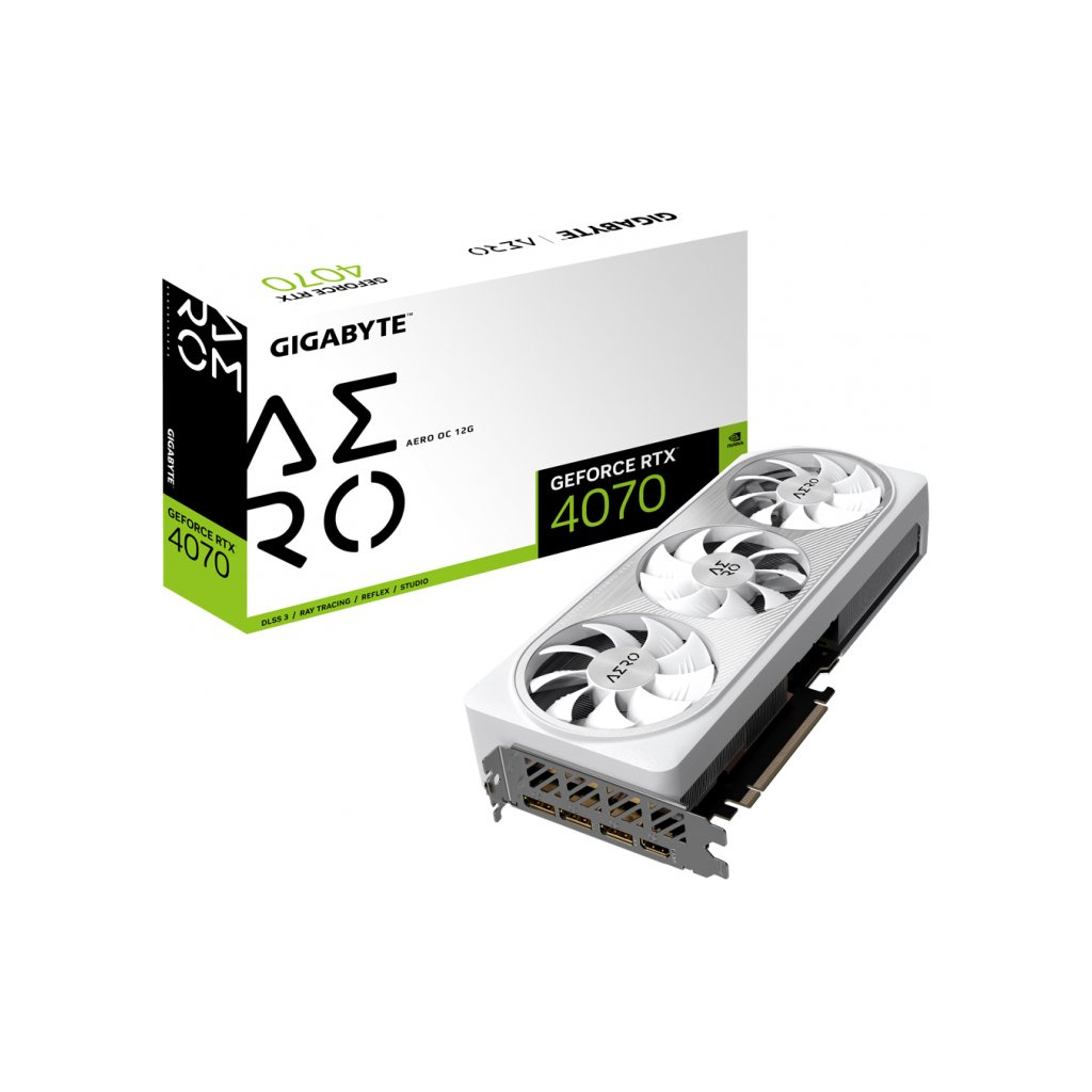 Відеокарта GIGABYTE GeForce RTX4070 12Gb AERO OC (GV-N4070AERO OC-12GD) - зображення 8