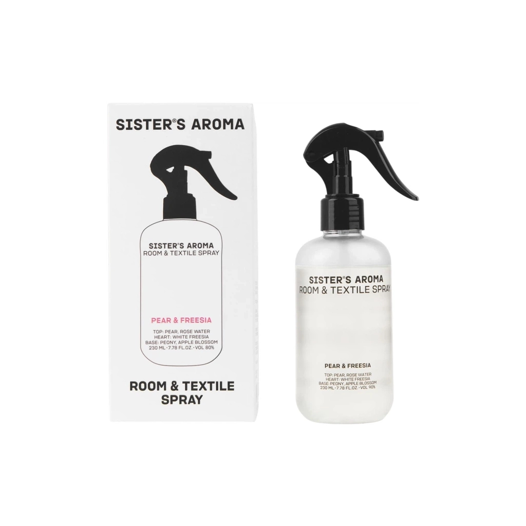 Освіжувач повітря Sister's Aroma Груша та фрезія Парфумований спрей для кімнати та текстилю 230 мл (4820227785995) - picture 1