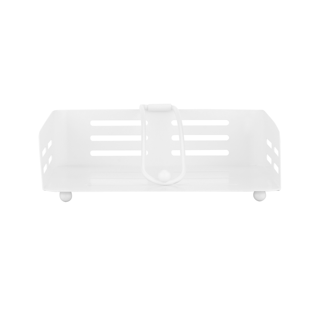 Серветниця Ardesto Midori 18х18х6.5см, метал, біла (AR0906W) - зображення 6