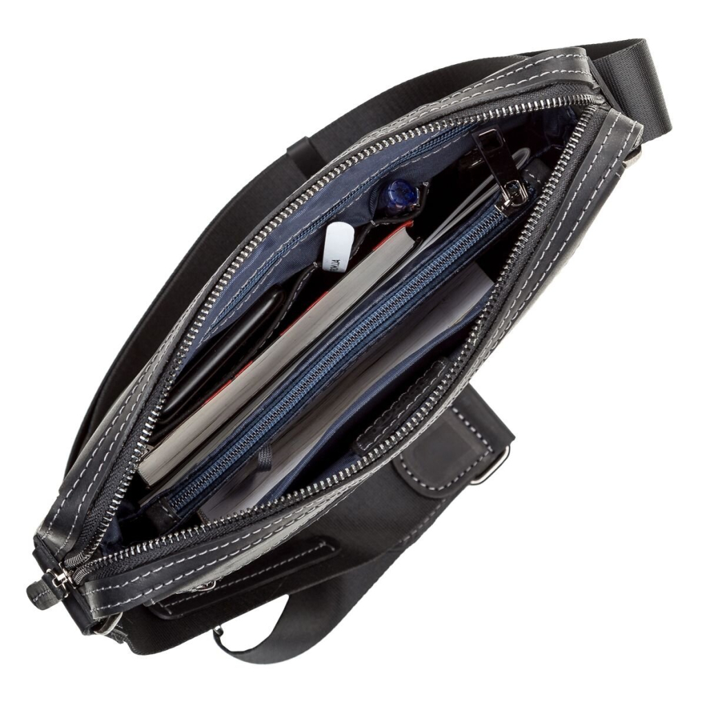 Сумка Shvigel Шкіряна Чорна (11098) - зображення 7