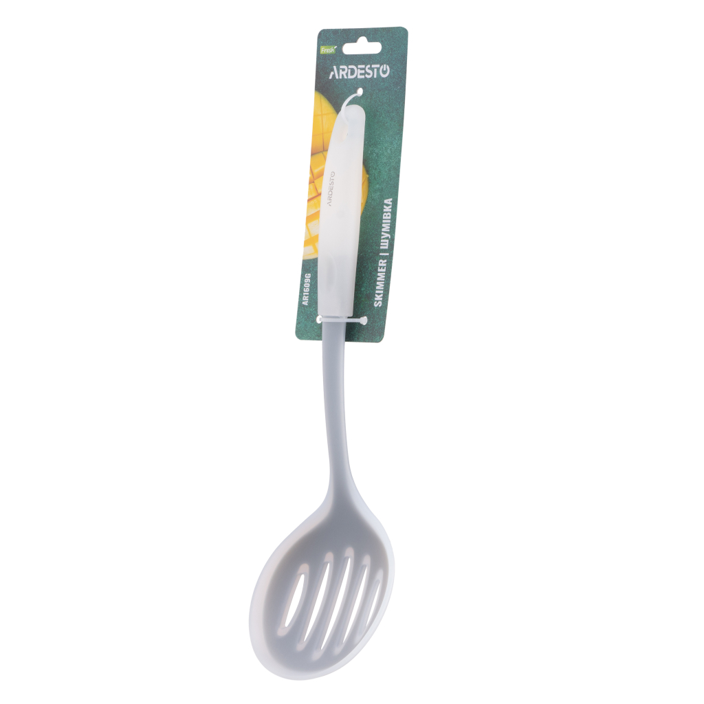 Шумівка Ardesto Fresh, 31.8см, силікон, пластик, сіра (AR1609G) - зображення 4