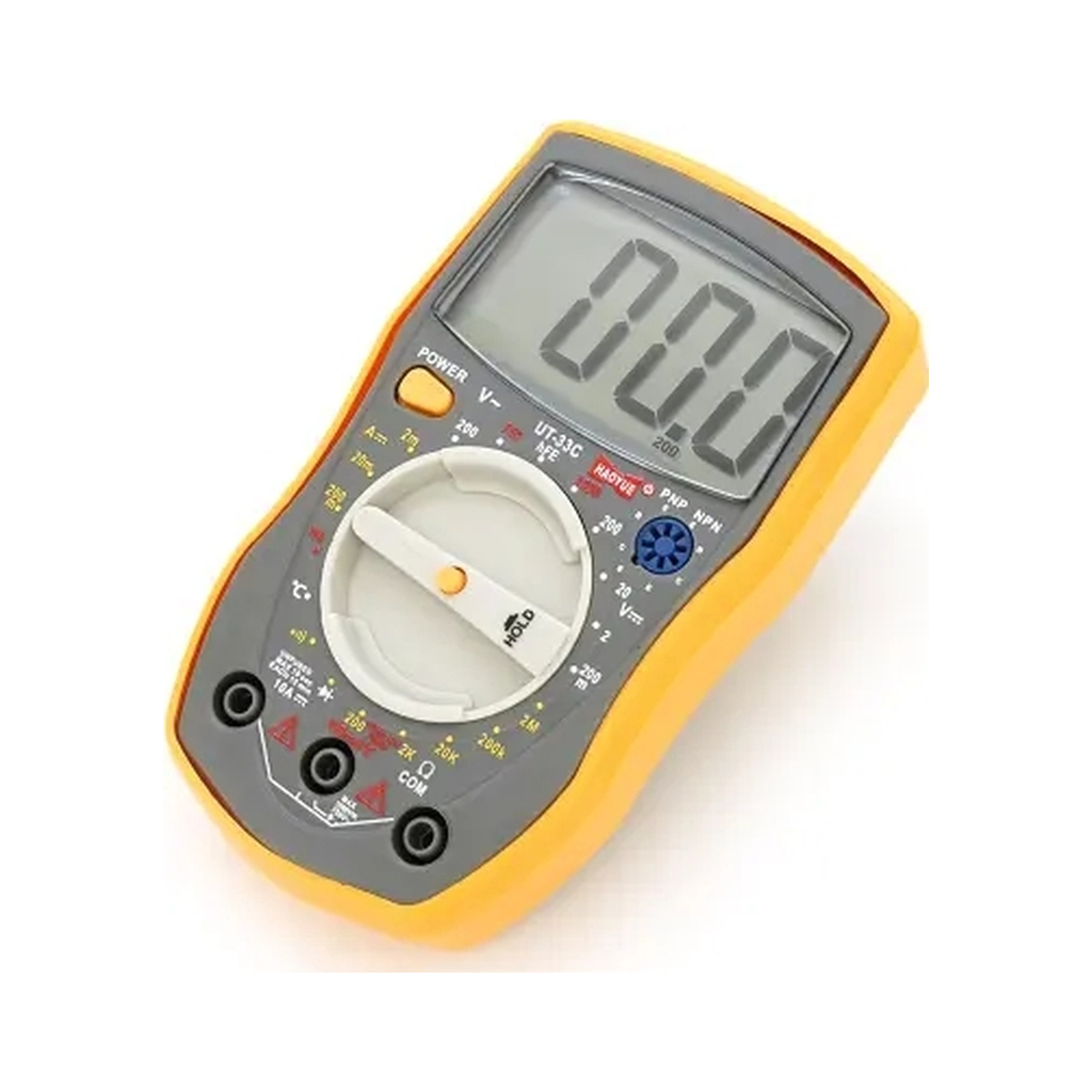 Цифровий мультиметр HAOYUE DT-33C, щупи, термопара, Box (HAOYUE DT-33C) - зображення 3