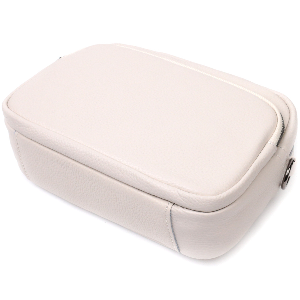 Сумка Vintage Жіноча крос-боді з натуральної шкіри Біла (22295) - зображення 5