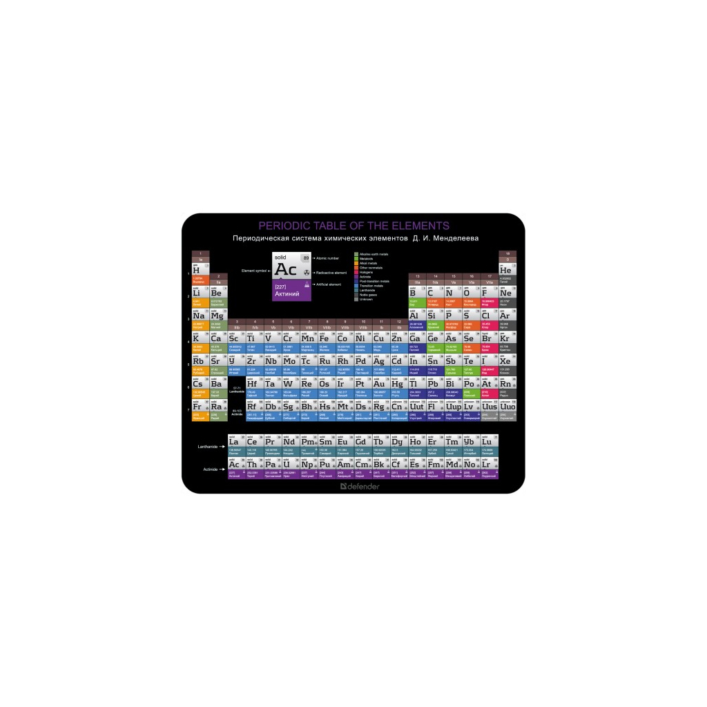 Килимок для мишки Defender School (50305) - зображення 2