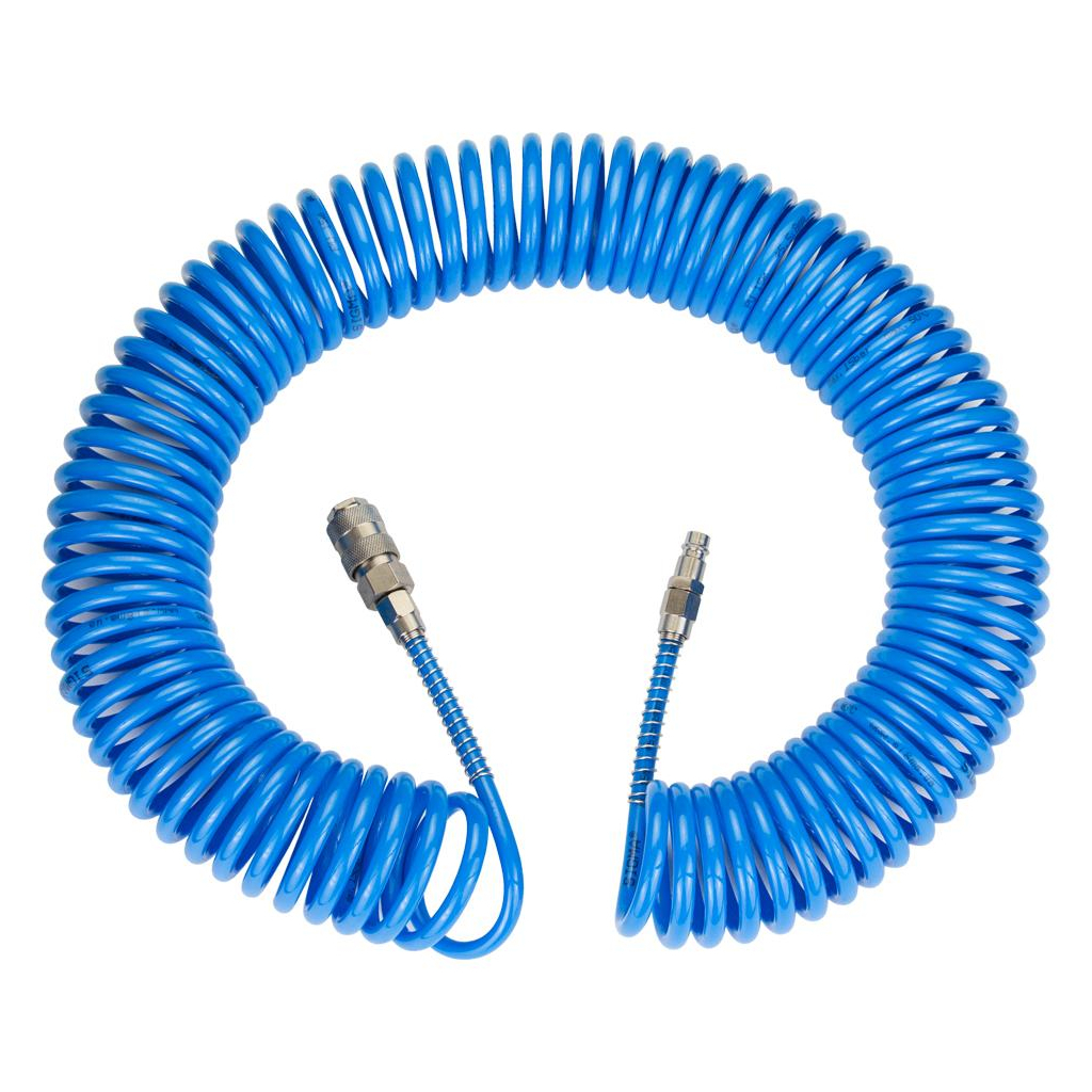 Пневматичний шланг Sigma спіральний поліуретановий (PU) 15м 5.5x8мм (7012031) - зображення 1