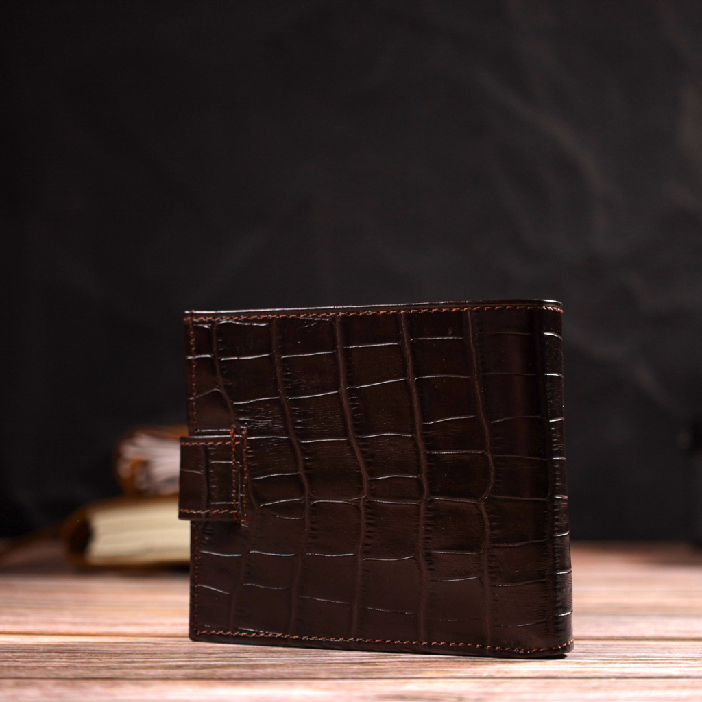 Гаманець Canpellini З натуральної шкіри Коричневий (21770) - зображення 10