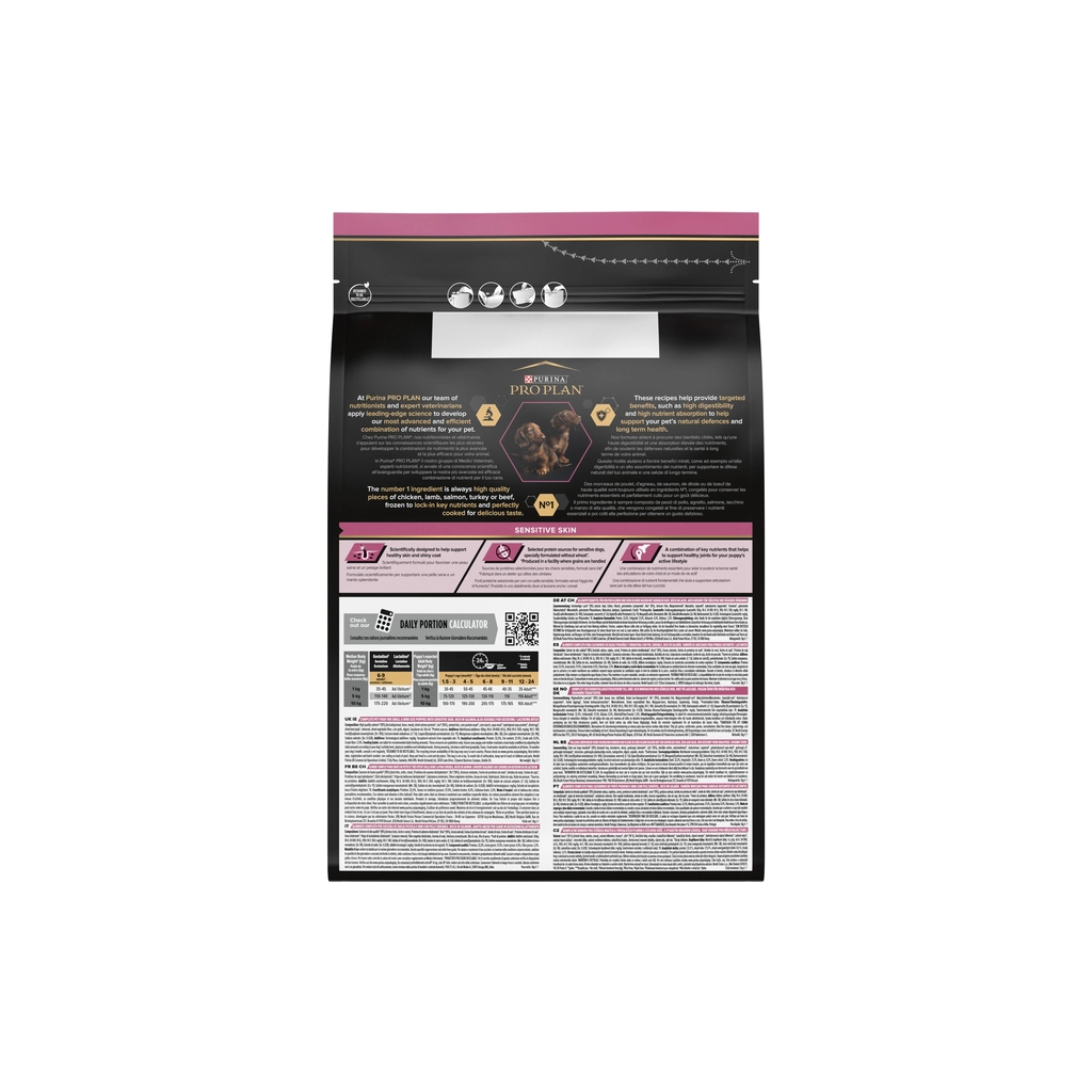 Сухий корм для собак Purina Pro Plan Small&Mini Puppy Sensitive Skin з лососем 3 кг (7613035123809) - зображення 4