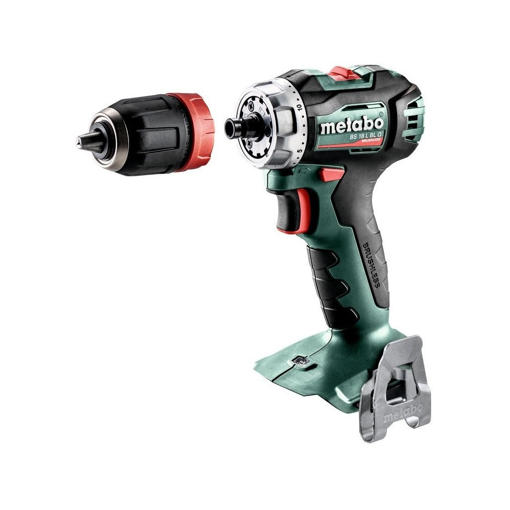 Шуруповерт Metabo BS 18 L BL Q 18В, 25-60Нм, 0-550·0-1850 об/хв, 0.92кг (без АКБ та ЗП) (602327890) - зображення 2
