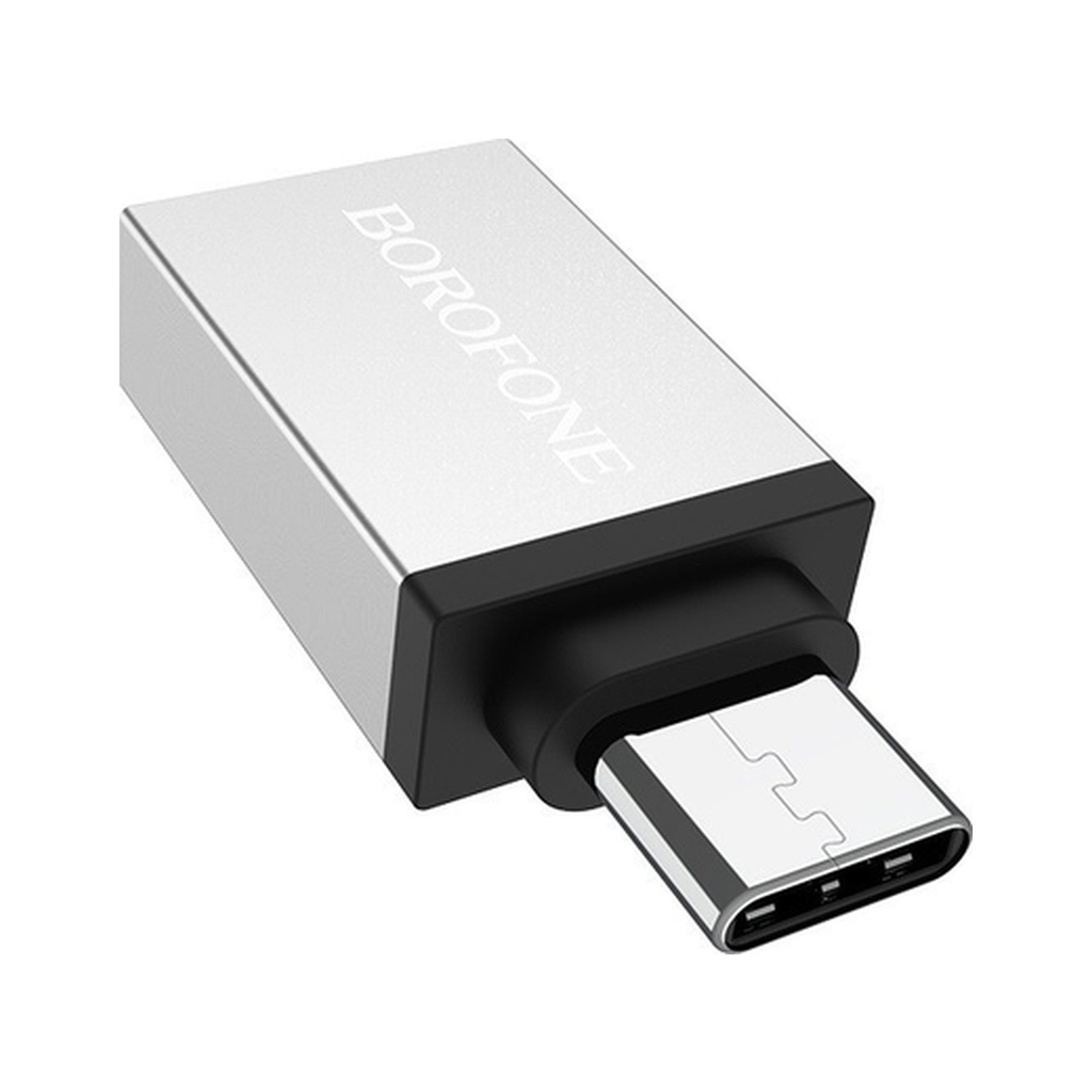 Перехідник OTG USB 3.0 AF to USB-C BOROFONE (6957531090328) - зображення 2