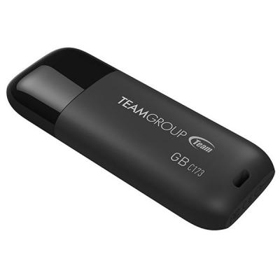 USB флеш накопичувач Team 64GB C173 Pearl Black USB 2.0 (TC17364GB01) - зображення 3