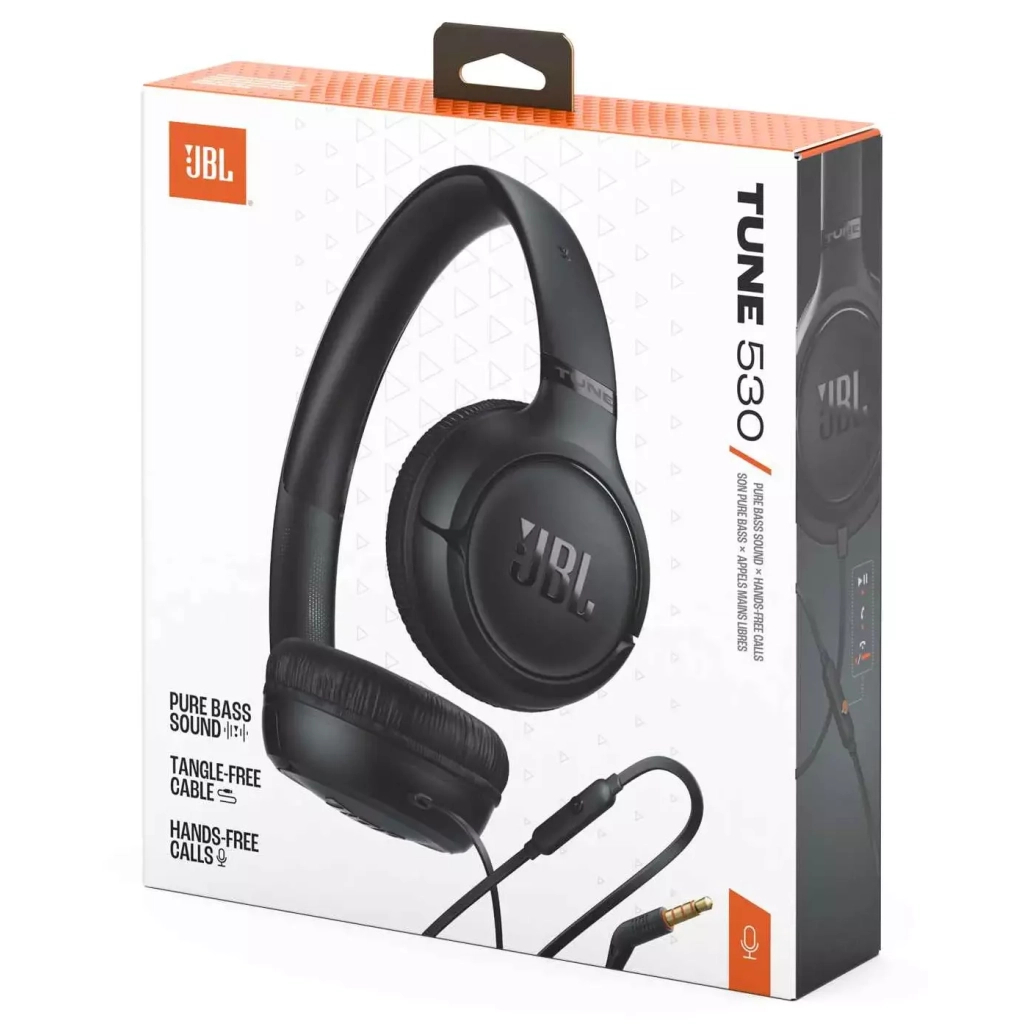 Навушники JBL Tune 530 Black (JBLT530BLK) - зображення 10