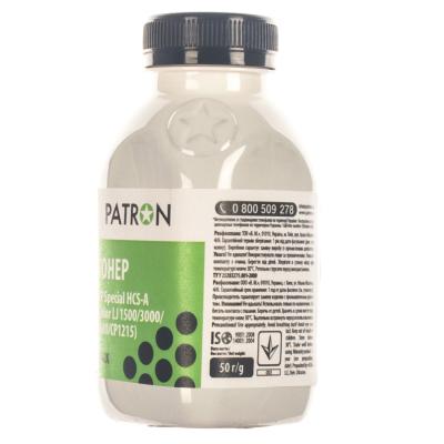Тонер HP CLJ 1500/3000/4600/CP1215) BLACK 50г Patron (HCS-A-B-050) - зображення 2