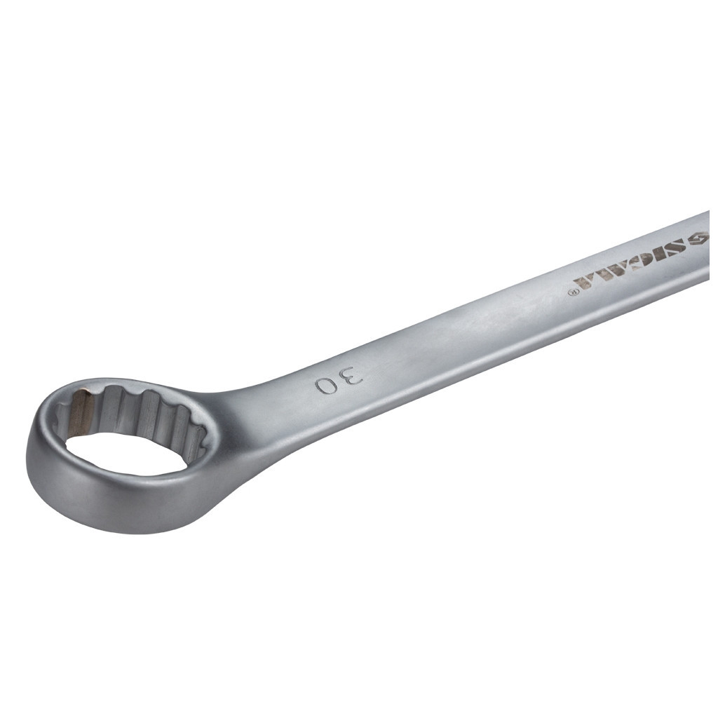 Ключ Sigma набір ріжково-накидних 12шт 13-32мм CrV satine, тк чохол (6010211) - зображення 5