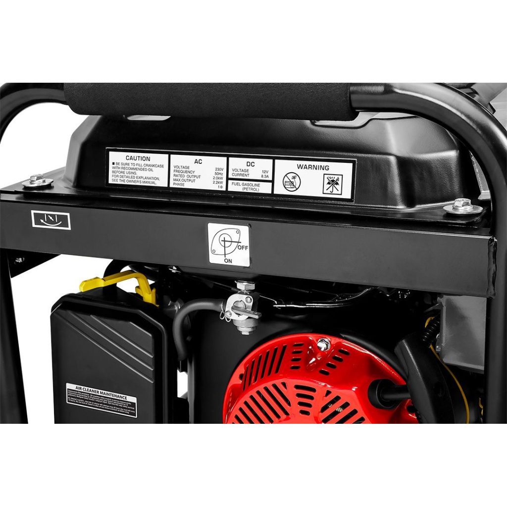Генератор Graphite 230V (1 фаза), 2/2.2kW, ручний старт, AVR, 40кг (58G904) - изображение 9