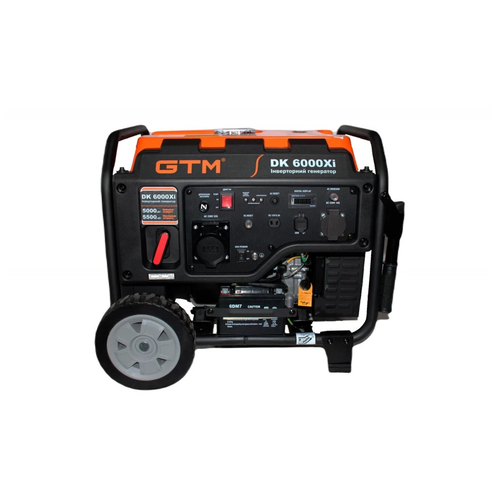 Генератор GTM інверторний DK6000Xi, 5,0kW - зображення 2