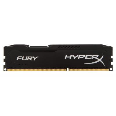 Модуль пам'яті для комп'ютера DDR3 4Gb 1866 MHz HyperX Fury Black Kingston Fury (ex.HyperX) (HX318C10FB/4) - зображення 1