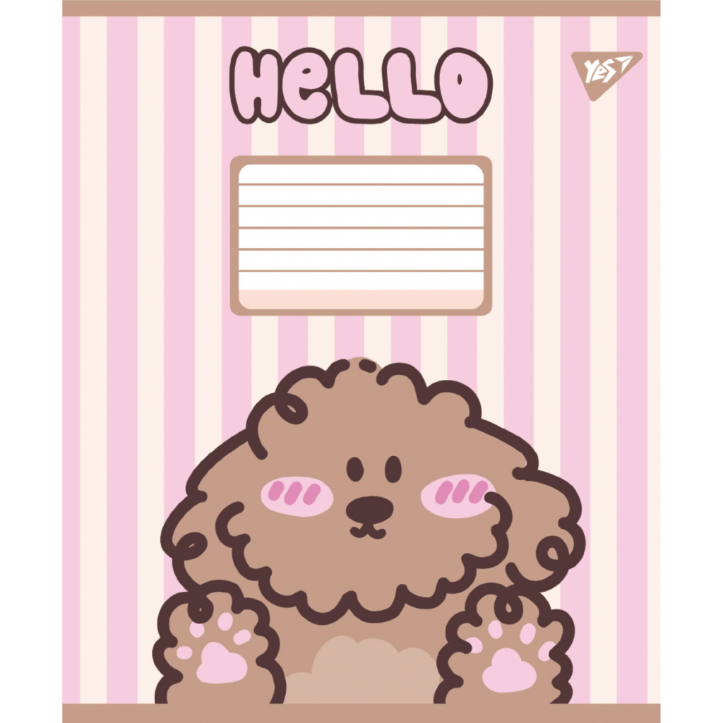 Зошит Yes Hello Puppy А5 24 аркушів клітинка (767810) - зображення 2