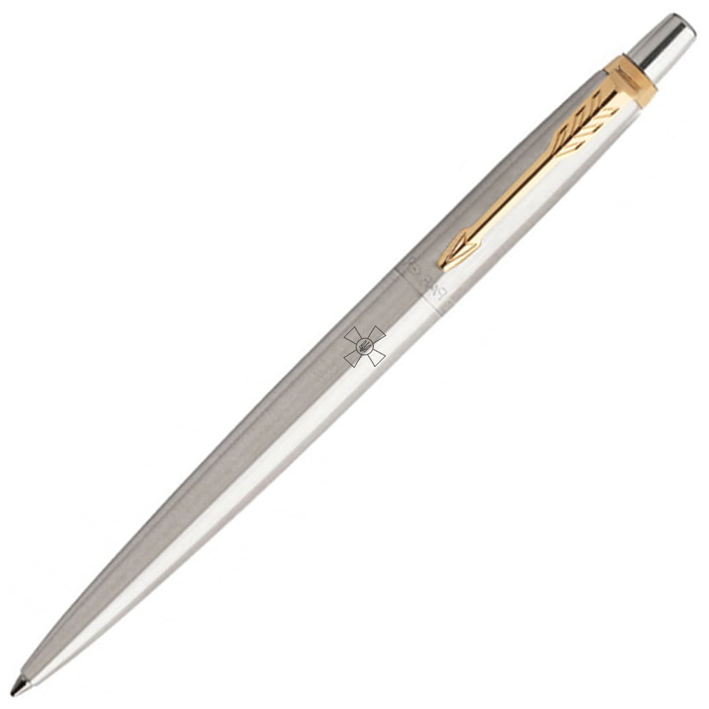 Ручка кулькова Parker JOTTER 17 ARMY SS GT BP Емблема ЗСУ (16032_W001b) - зображення 4