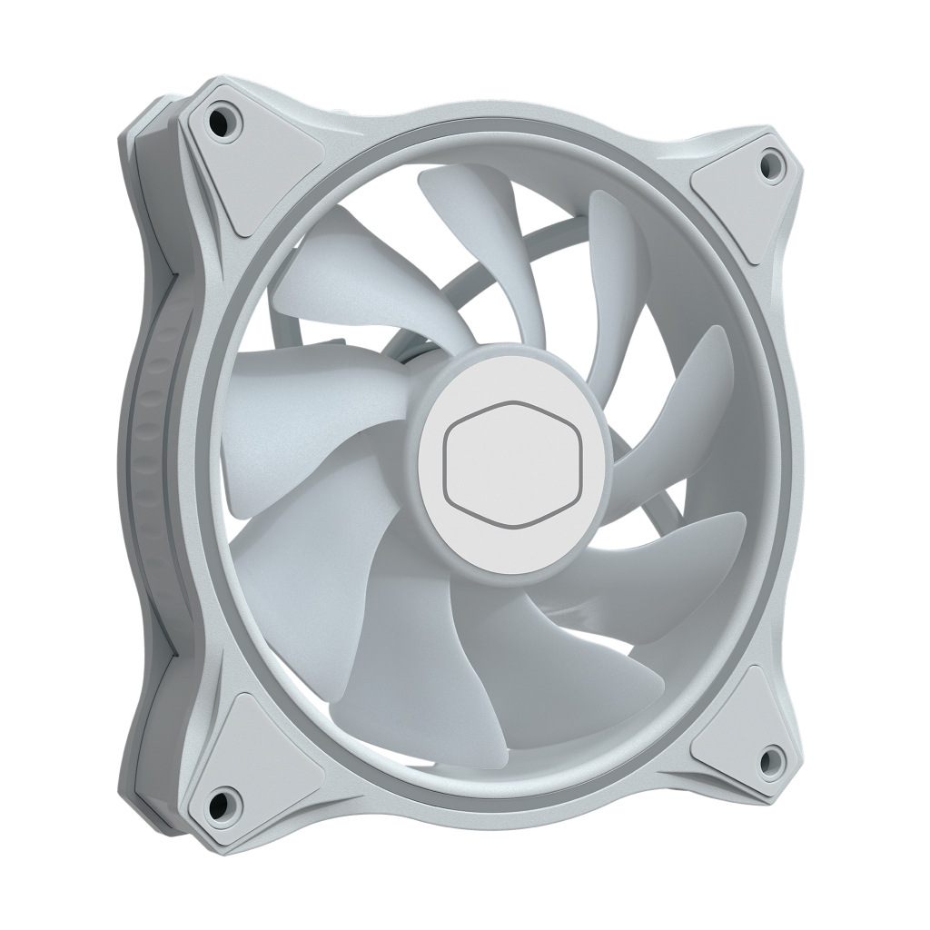 Кулер до корпусу CoolerMaster MasterFan MF120 Halo 3in1 White Edition (MFL-B2DW-183PA-R1) - изображение 2