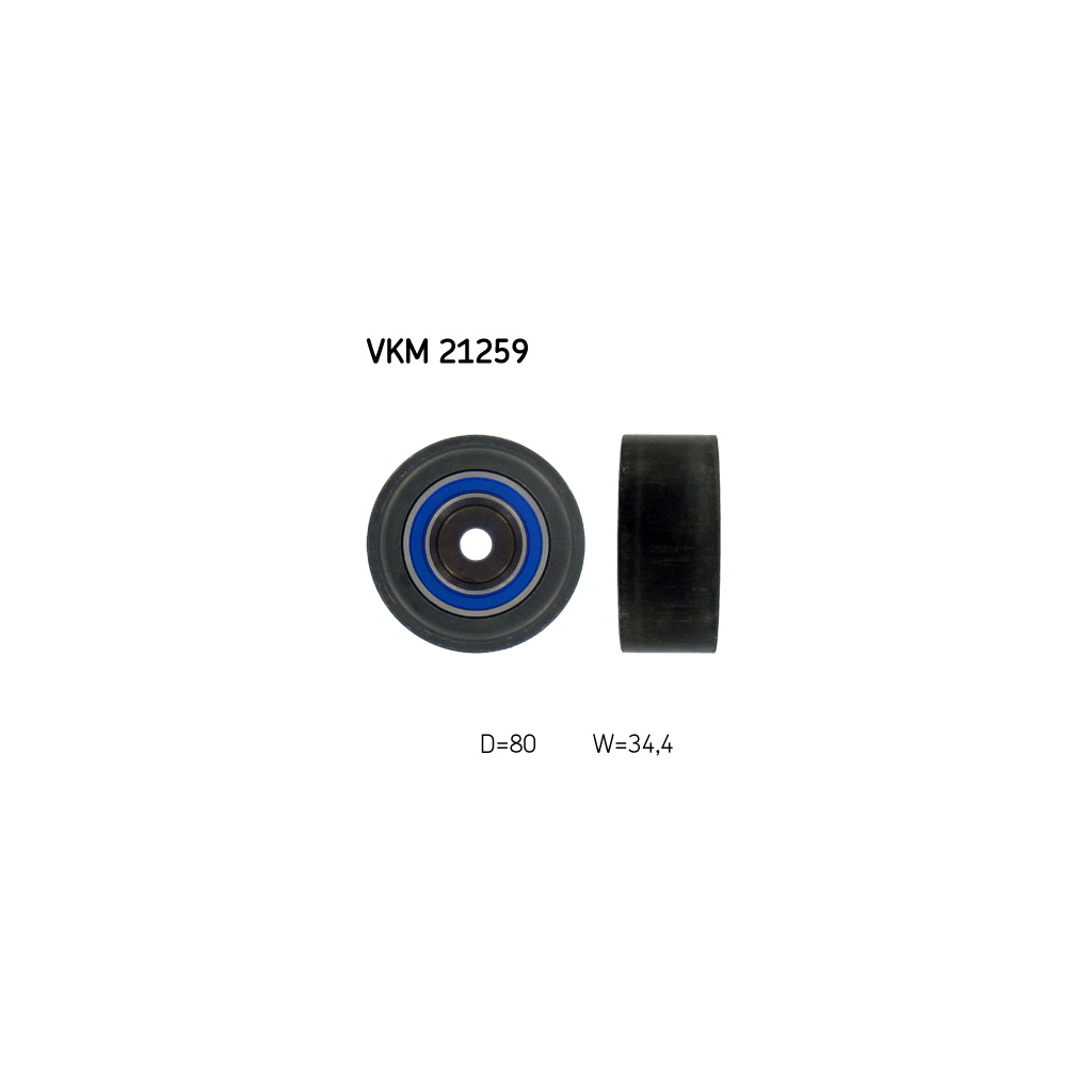 Ролик натягувача ременя SKF VKM 21259 - зображення 1