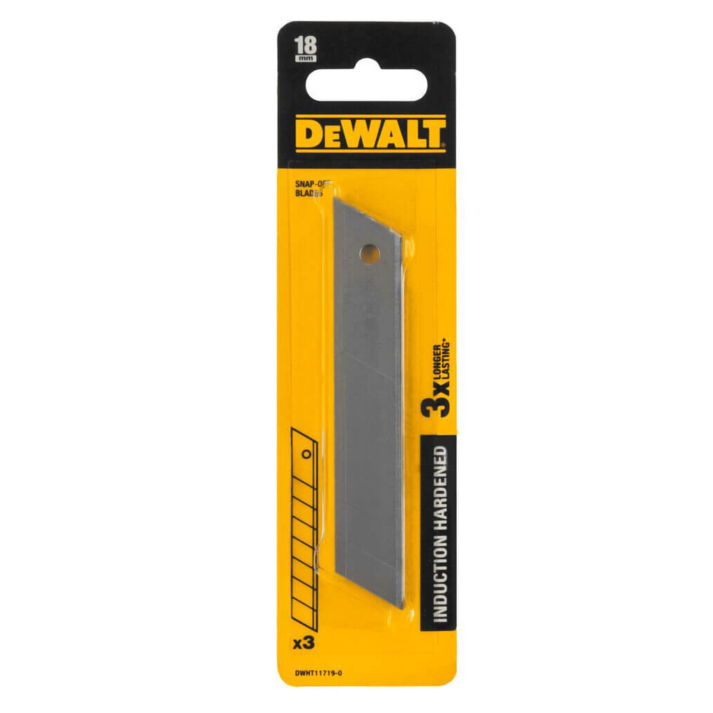 Лезо DeWALT 18 мм, сегментна, 3 шт. (DWHT11719-0) - зображення 3