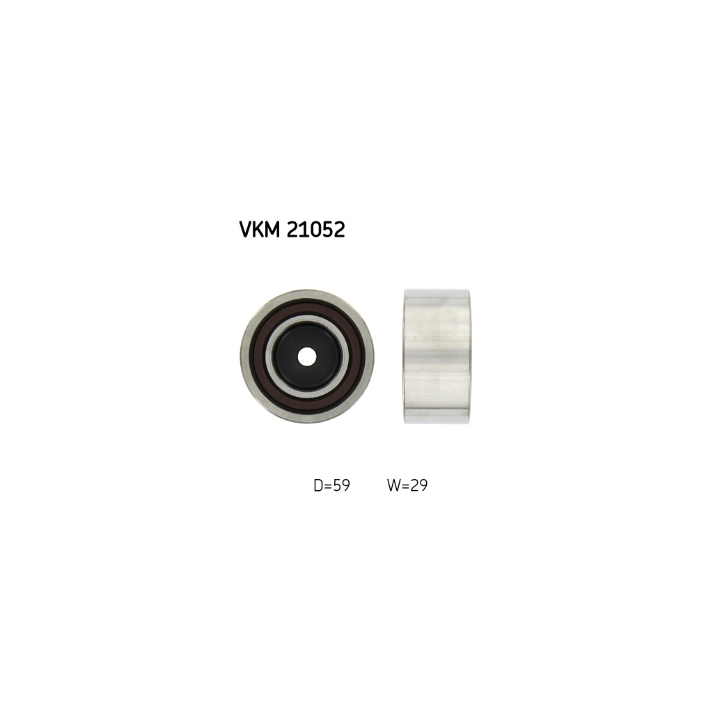 Ролик натягувача ременя SKF VKM 21052 - зображення 1