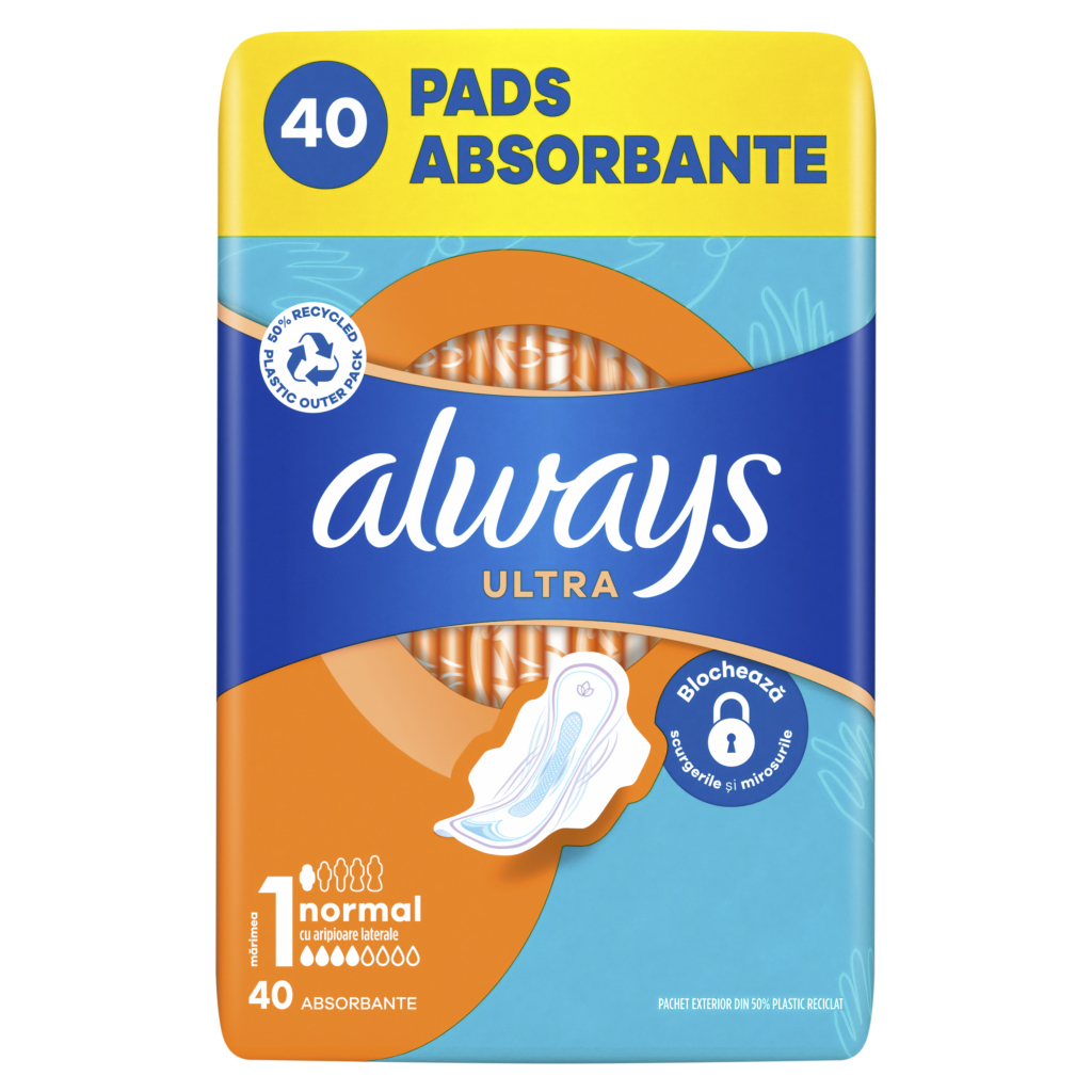 Гігієнічні прокладки Always Ultra Normal (Розмір 1) 40 шт. (8006540211380) - зображення 2