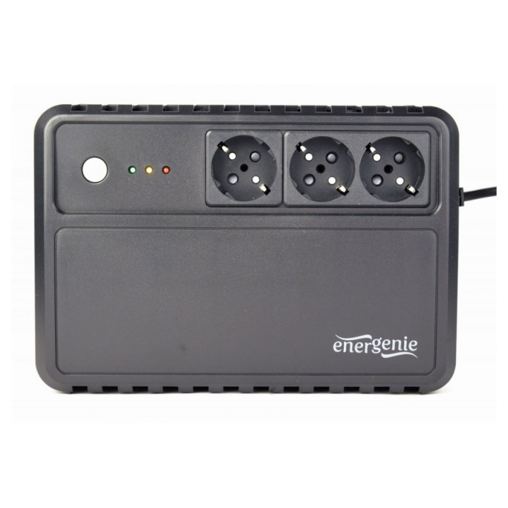 Пристрій безперебійного живлення EnerGenie EG-UPS-3SDT600-01 650VA 360W (EG-UPS-3SDT600-01) - зображення 3