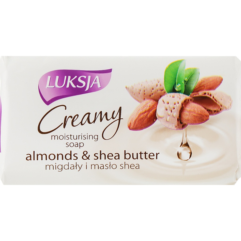 Тверде мило Luksja Almonds & Shea butter 90 г (5900998006310) - зображення 1