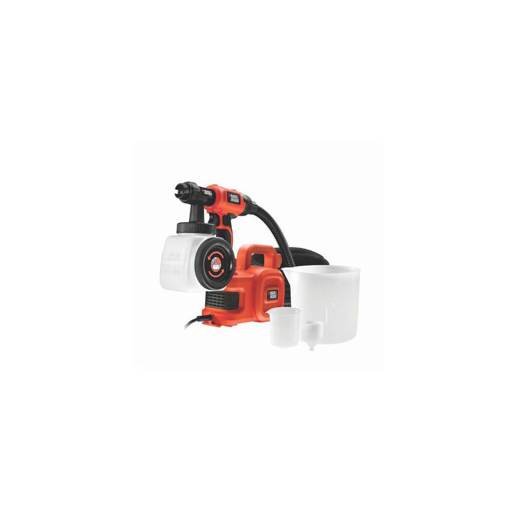 Фарбопульт Black&Decker 350 Вт, 1180 мл, система AutoSelect (HVLP400) - зображення 1