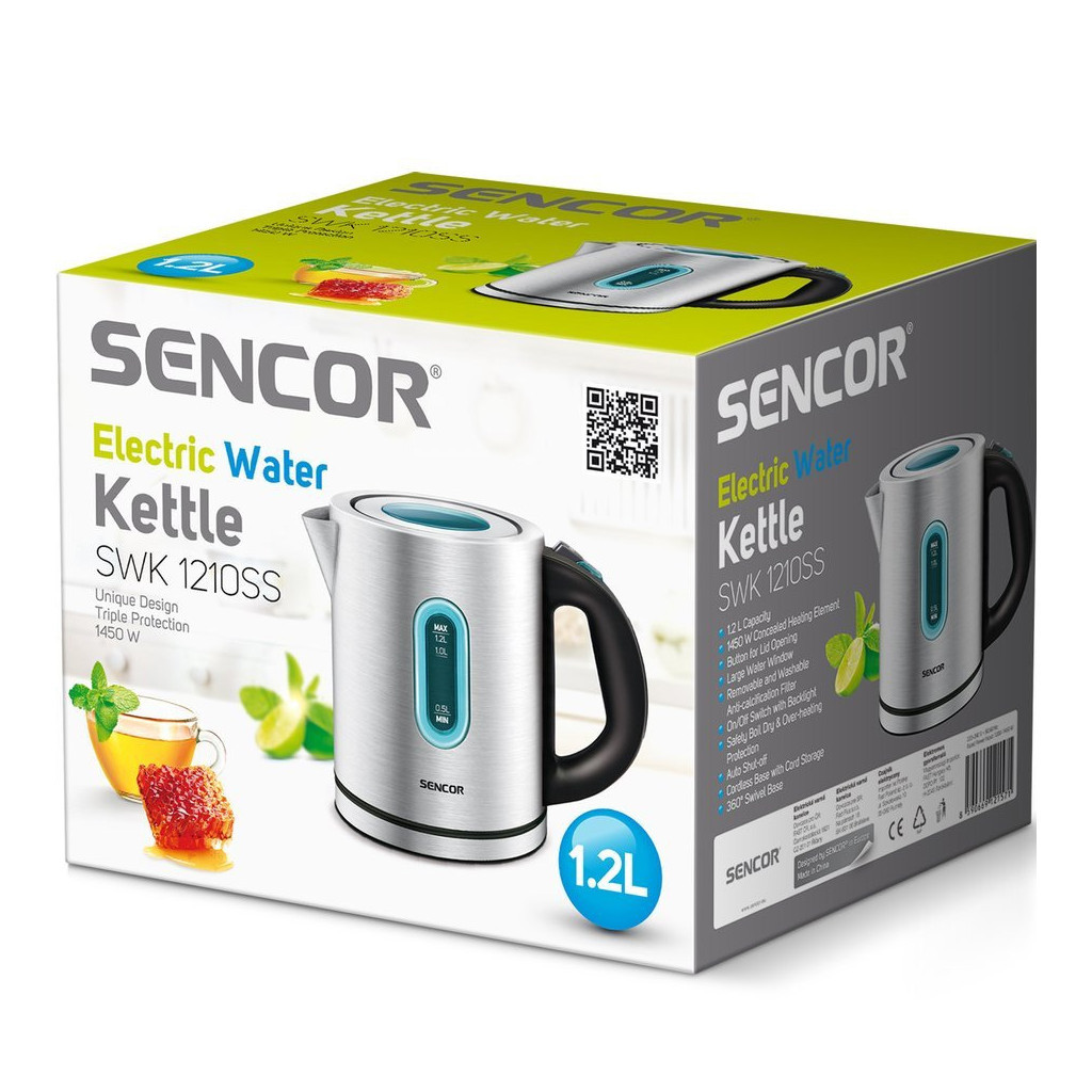 Електрочайник Sencor SWK 1210 SS (SWK1210SS) - зображення 2
