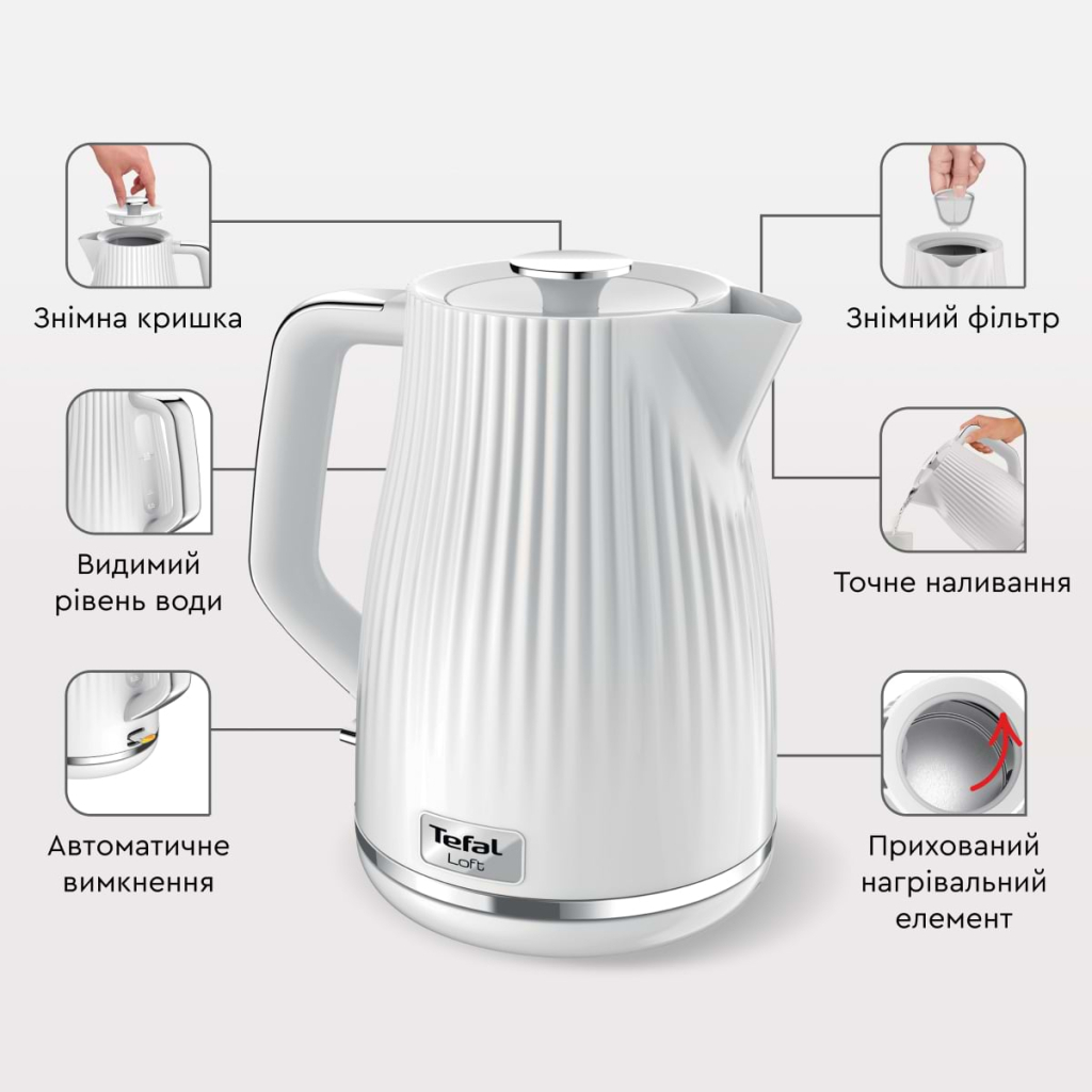 Електрочайник Tefal KO250130 - зображення 12