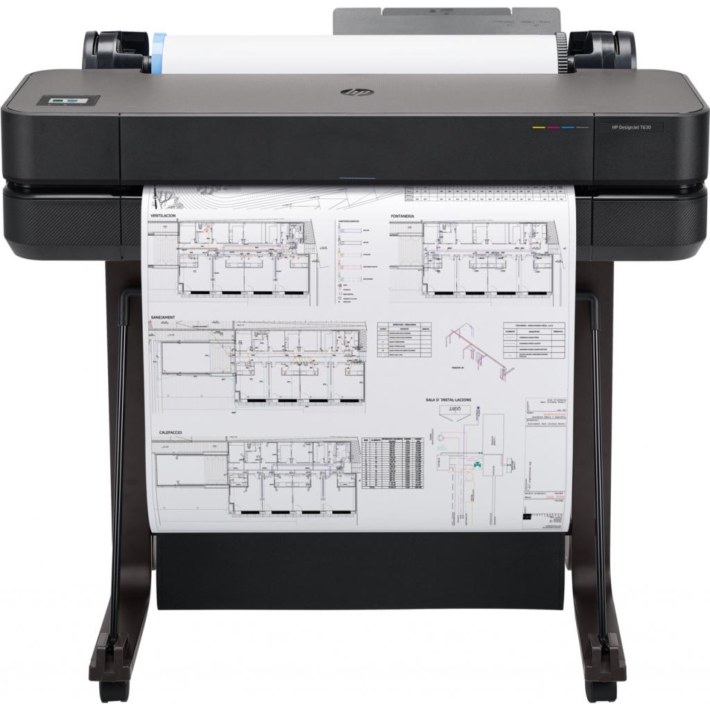 Плоттер HP DesignJet T630, 24'' c WiFi (5HB09D) - зображення 2