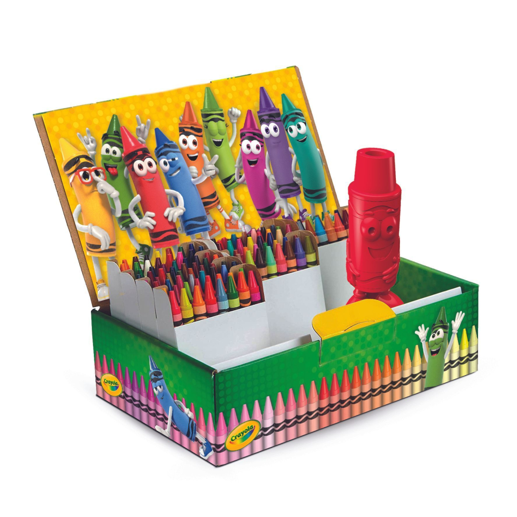 Олівці кольорові Crayola воскові, 120 шт зі стругачкою (52-6920) - зображення 4