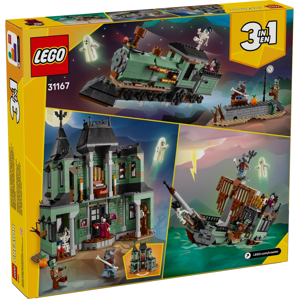 Конструктор LEGO Creator Маєток із привидами (31167) - зображення 2