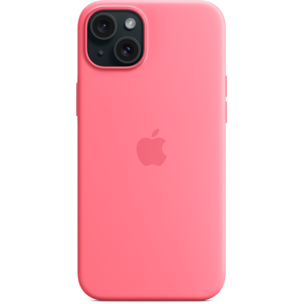 Чохол до мобільного телефона Apple iPhone 15 Plus Silicone Case with MagSafe - Pink, Model A3124 (MWNE3ZM/A) - зображення 5