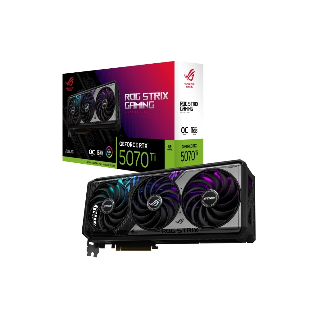 Відеокарта ASUS GeForce RTX5070 Ti 16GB ROG STRIX OC GAMING (ROG-STRIX-RTX5070TI-O16G-GAMING) - зображення 9