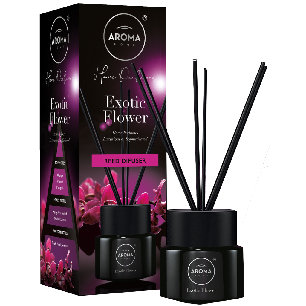Аромадифузор Aroma Home Black Series - Exotic Flower 100 мл (5902846835066) - зображення 1