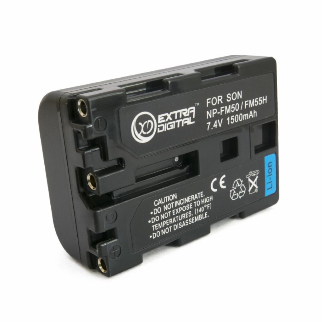 Акумулятор до фото/відео Extradigital Sony NP-FM50 (BDS2663) - зображення 1