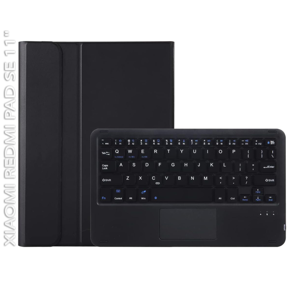 Чохол до планшета BeCover Keyboard+TouchPad Xiaomi Redmi Pad SE 11" Black (712395) - зображення 1