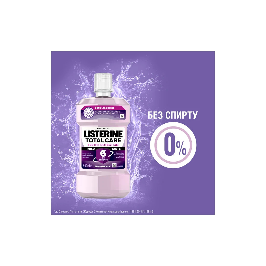 Ополіскувач для порожнини рота Listerine Total Care 600 мл (3574661537283/3574661665948) - зображення 8